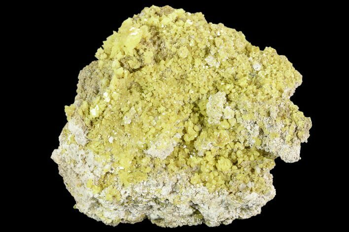 Sulfur Crystal Cluster - Steamboat Springs, Nevada #129751